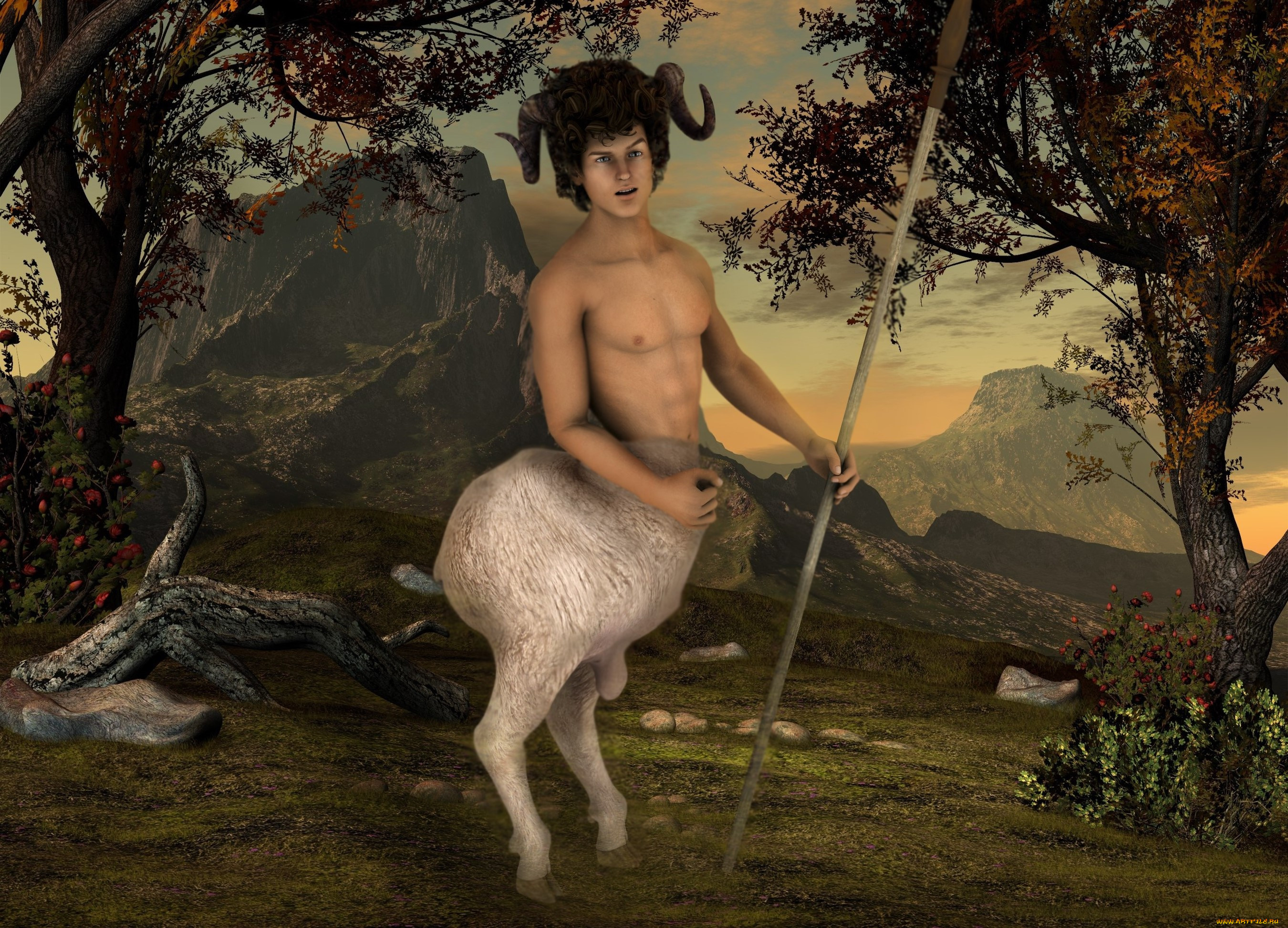 3 ,  , creatures, silenus, the, satyr, , , 